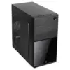 Aerocool CS-105 Mini Tower PC Preto Micro ATX, Mini-ITX, Refrigeração líquida, Ventilação LED
