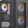 Aerocool HEXFORMBKV2 Mini Tower PC Preto RGB MicroATX