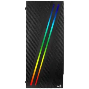 Aerocool Streak RGB Semitorre ATX Preto com Iluminação RGB