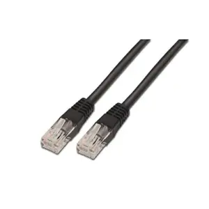 Aisens A133-0203 Cabo de rede Cat5e UTP 1m Preto
