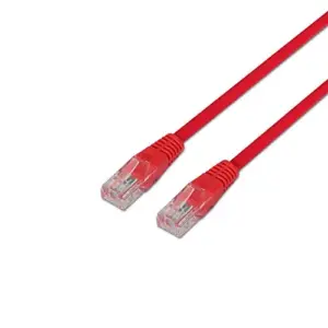 Aisens A1330187 Cabo de Rede RJ45 Cat5e UTP 50CM Vermelho