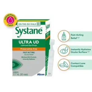Alcon Systane Ultra Lubrificante para os Olhos 0,7ml 30 doses