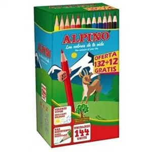 Alpino Lápis de Cores Sortido 132 un. com Oferta