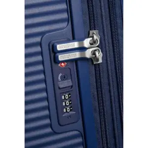 American Tourister Soundbox Expansível Azul Marinho 35.5L Trolley de Cabine
