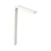 AMIG Suporte para Estante Poleia 350x200mm Alumínio Branco