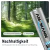 Ansmann Pilhas Recarregáveis 2400 mAh 1,2 V AA