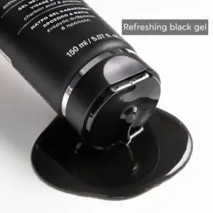 Apivita Black Detox Gel de Limpeza 150ml Preto