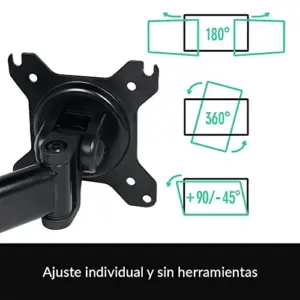 Arctic Z1 Basic Suporte de Monitor 13 a 32 Polegadas Preto