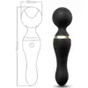 Armony Massager Vibrador Freeza Cabeça Super Flexível Preto