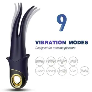 Armony Shadow Vibrador Dupla Cabeça Azul