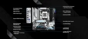 AsRock B650M Rs AMD B650 Matx Preto DDR5