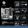 AsRock B760M Steel Legend Intel B760 DDR5 Preto Motherboard