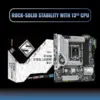 AsRock B760M Steel Legend Intel B760 DDR5 Preto Motherboard