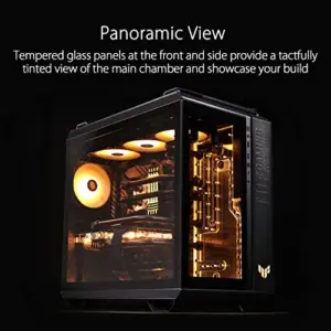 Asus 90DC0090-B09000 Caixa Midi Tower ATX Preta com vidro temperado