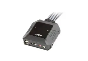 Aten Comutador KVM 2 Portas USB DisplayPort Seleção Remota