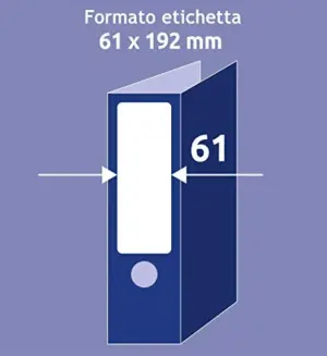 Avery Etiqueta para Arquivo 192x61mm 25 Folhas