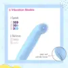 B Swish Bcute Curve Vibrador Recargável Silicona Azul