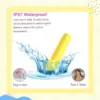 B Swish Bcute Curve Vibrador Recargável Silicone Amarelo