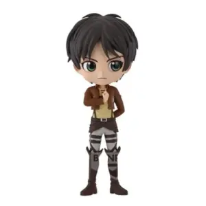 Banpresto Attack On Titan Eren Yeager Q Posket Figura de Coleção 14cm