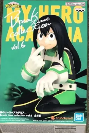 Banpresto Break Time Collection Figura de Ação My Hero Academia Rainy Season Hero Froppy 9cm