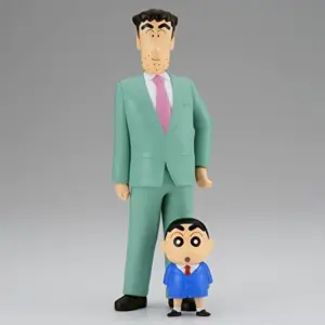 Banpresto Family Photo Crayon Shinchan Nohara Figura de Ação 21cm