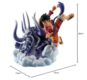 Banpresto One Piece Luffy Monkey the Brush Dioramatic Figura de Coleção 20cm