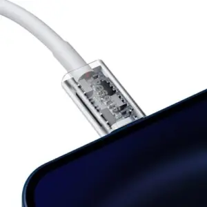 Baseus Cabo Dados USB-C para Lightning 1m Branco
