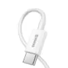 Baseus Cabo Dados USB-C para Lightning 1m Branco