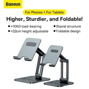 Baseus Suporte de Mesa Dobrável para Tablet Biaxial
