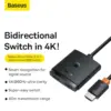Baseus Switch HDMI com Cabo 1m Preto
