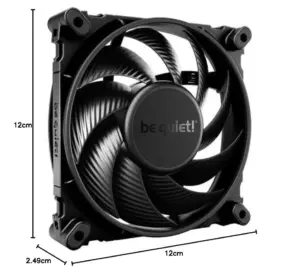 be quiet! ventoinha para PC 120mm PWM High-Speed