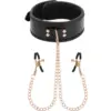 Begme Colar Edição Preta Bondage com Clamp de Bico Adjustable