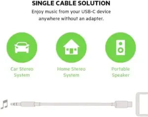 Belkin Cabo Adaptador USB-3.5mm Preto 1,8m USB-C