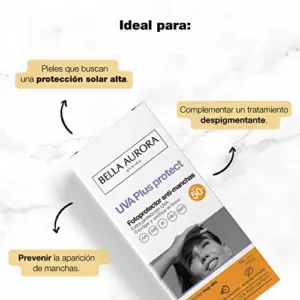 Bella Aurora Protetor Solar SPF50+ Textura Fluida Aplicação Diária