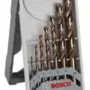 Bosch Broca HSS-Co Din338 X-Pro 2-10 Drill Bit 7 Unidades Dourado