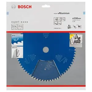 Bosch Circular Saw Blade Ex Al H 190×30-56 para Cortes Suaves Azul