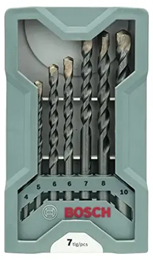 Bosch Conjunto Brocas Drill Set 7 Pcs Perfurador Betão CYL-3