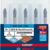 Bosch Conjunto de Brocas HEX-9 HardCeramic 5 mm para Azulejos