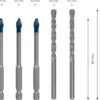 Bosch Conjunto de Brocas HEX-9 HardCeramic 6mm para azulejos