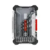 Bosch Conjunto de Brocas Hexagonais 2-10mm Metal Prateado