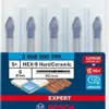 Bosch Conjunto de Brocas para Azulejos HEX-9 HardCeramic 6mm 5 Unidades