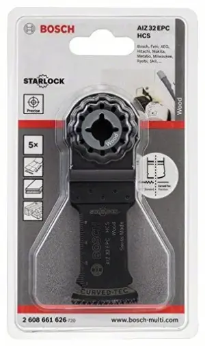 Bosch Conjunto de Lâminas Segmentadas AIZ 32 EPC para Madeira Prateado