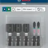 Bosch Conjunto de Pontas Profissionais Impact PH2 PZ2 50mm Preto
