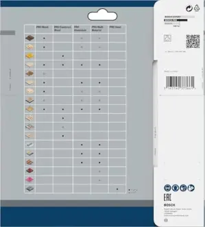 Bosch Disco Optiline Wood 16d Hw190x2.0x30mm Fabricante de corte