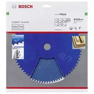 Bosch Expert For Wood 254x30x80d Disco serra circular Azul