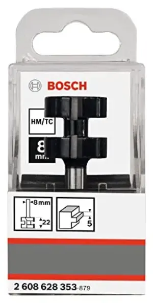 Bosch Fresa para Ranhurar 8mm 5x22mm
