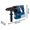 Bosch GBH 18V-28 CF 3.3 J Martelo Elétrico