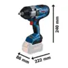 Bosch GDS 18V-1000 Impacto 1000Nm Velocidade ajustável