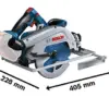 Bosch GKS 18V-68 GC Potência 1800W