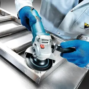Bosch Grinder Discos de Lixa 180 mm para trituradores grandes prata